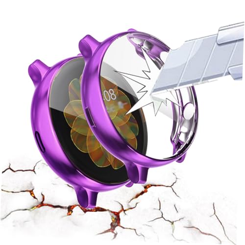 Carcasa Watch Active de TPU flexible y protector electrochapado gris 2