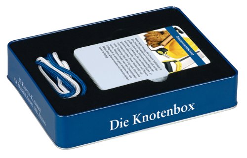 moses. 4006 Die Knotenbox | 50 Knoten-Klassiker für Freizeit, Sport und Alltag | Inkl. 2 Schnüren zum Üben