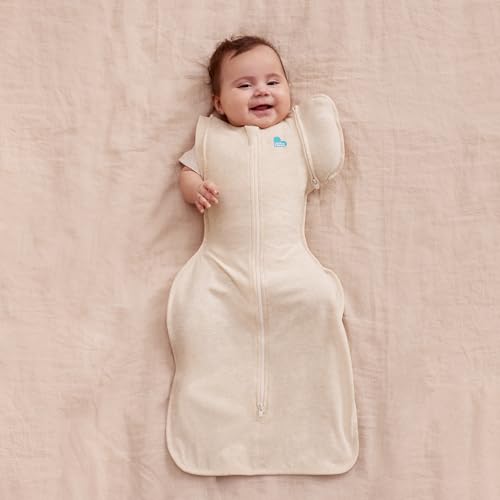 Image of Early Roller Transition Swaddle Bag 1.0 TOG Cotton Oatmeal by Love To Dream