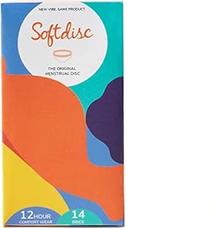 Softdisc Menstrual Discs | Disposable Period Discs | Tampon, Pad, and Cup Alternative | Capacity of 5 Super Tampons | HSA or FSA Eligible | 14 Count