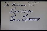 Buddy Blattner Cardinals Giants Phillies Autographed Signed 3x5 Index Card 16L