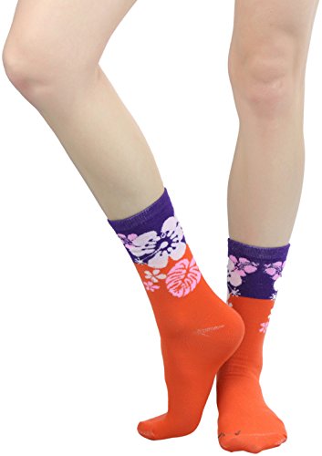Image of ToBeInStyle Women's Pack of 6 or 12 Fashion Printed Crew Socks