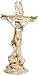 Holy Land Market Flowering Spring Easter Resin Table Standing Crucifix (27.5 cm or 11 Inches)