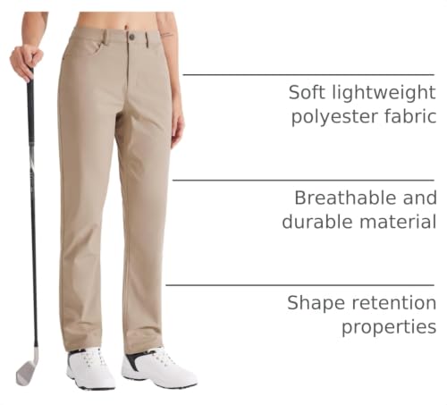 Libin Women's Straight-Leg Golf Pants