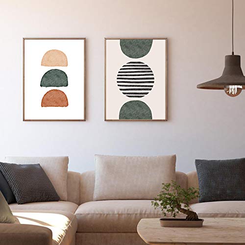 Estilo Boho colores impresiones arte pared para renovar salones modernos con lienzos abstractos