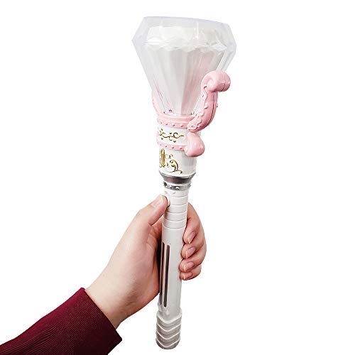 Artcreativity Multi-Color Spinning Diamond Wand With Led Handle, 13.5 Inch Light Up Princess Wand For Kids, Fun Pretend Play Prop, Kid Party Favor, Birthday Gift Toy For Boys & Girls - Colors May Vary #TOP6