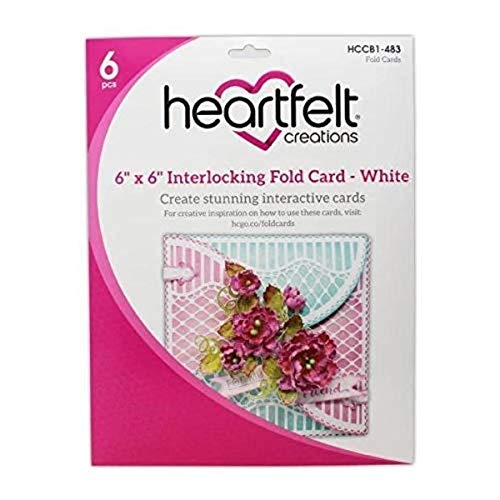 HEARTFELT CREATIONS HCCB1-483 - Carpeta circular, color blanco