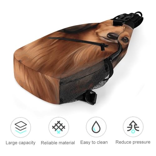 Bolso cruzado estilo bandolera para hiking y viajes miniatura 5
