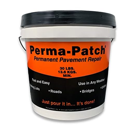 PP-30-CP Perma-Patch Permanent Pavement Repair, 30 lb, Black