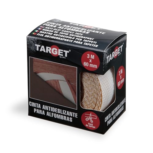 Target - Cinta Antideslizante Para Alfombras - 3m X 60mm Para Todo Tipo De Superficies
