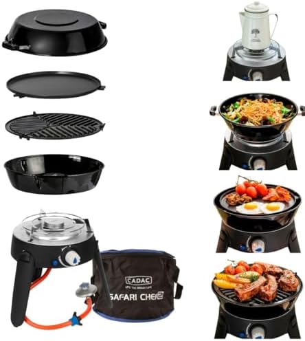 CADAC Safari Chef 30 LP 28-37 mBar - Barbecue acier - aluminium -...