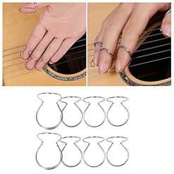 EXCEART 2 Sets Finger Pick Pouce Pick Set médiators Finger Guitar Picks Metal pour Guitare Électrique Ukulele Violon - Les Beatles, Paul McCartney, John Lennon, RIngo Starr, George Harrison EXCEART 2 Sets Finger Pick Pouce Pick Set médiators Finger Guitar Picks Metal pour Guitare Électrique Ukulele Violon – Image 4