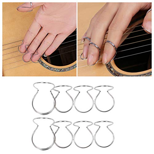 EXCEART 2 Sets Finger Pick Pouce Pick Set médiators Finger Guitar Picks Metal pour Guitare Électrique Ukulele Violon - Les Beatles, Paul McCartney, John Lennon, RIngo Starr, George Harrison EXCEART 2 Sets Finger Pick Pouce Pick Set médiators Finger Guitar Picks Metal pour Guitare Électrique Ukulele Violon – Image 5