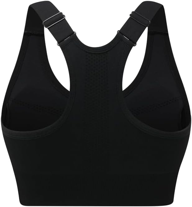 Sports Bras for Women, High Impact Workout Running Yoga Bras, Supportive & Adjustable Padded Gym Bras for Large Bust - Image 3