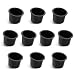 GSE Games & Sports Expert 10-Pack Jumbo Aluminum Drop-in Cup Holders (5 Colors Available) (Black)