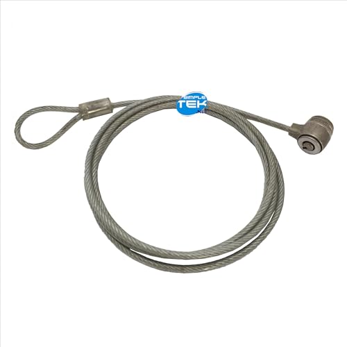 Antivol ordinateur de bureau câble de sécurité à clé compatible encoche Kensington