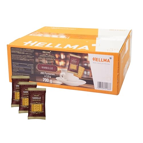 Hellma Noble Galletas Vainilla Galletas de Café 200 piezas