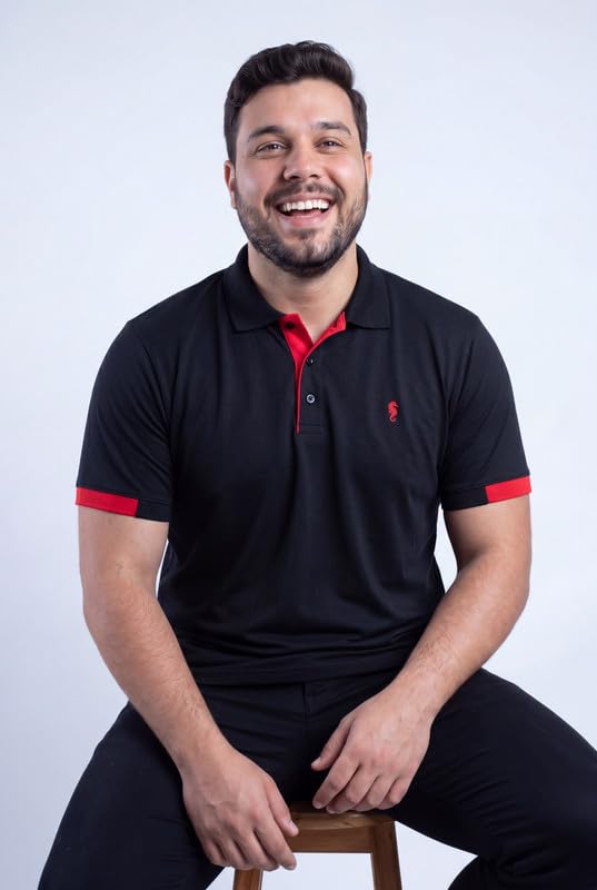 Image of EPPE Men's Plus Size Polo T-Shirt |Regular Fit, Stretchable Micropolyester Half Sleeve T-Shirt for Men|Casual & Sports Wear