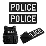 EMBAPP Patch, Tactical Embroidered Applique Hook & Loop Patch for Tactical Vest Uniform Jacket Caps 2 Small White-PO