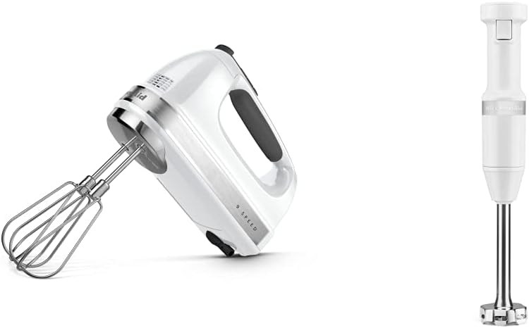 KitchenAid 9-Speed Digital Hand Mixer Bundle with Blender and Accessories