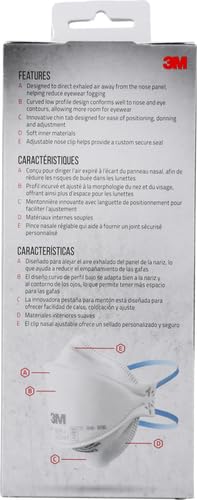 3M 9205PH-10-DC Aura Particulate Respirator 9205+ N95 thumb #2