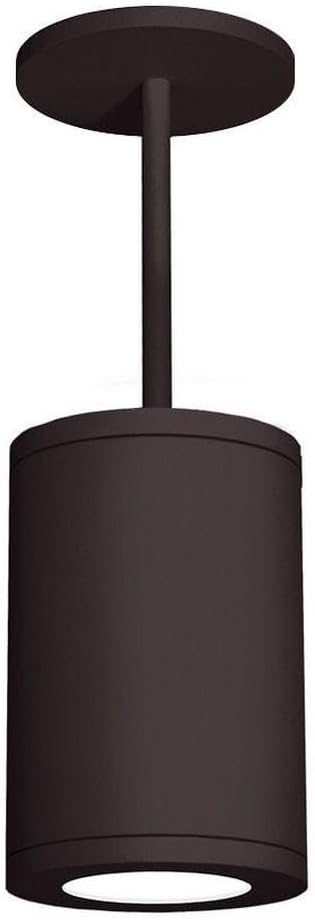 WAC Lighting DS-PD08-S40-GH Tube Architectural 8" LED Pendant 4000K Spot Beam, Graphite