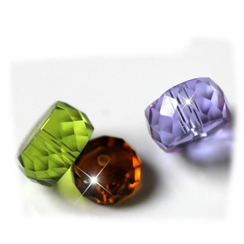 150 szt. 8/10/12 mm kryształowe szklane koraliki fasetowane kryształowe koraliki diamentowe koraliki kurtynowe koraliki do rękodzieła, dekoracji DIY