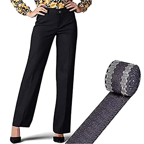 Gokame Calça autoadesiva para boca para calças, fita de bainha de ferro para calças, fita de bainha