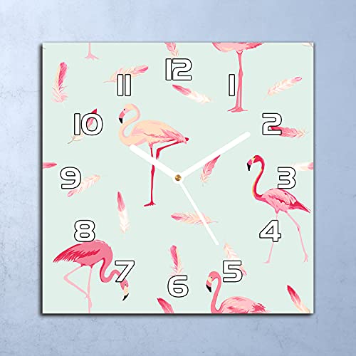 Horloge en verre moderne 30x30 cm de haute précision et finition haut de gamme - 3