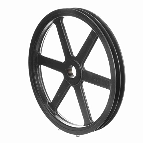 Browning 2BK160H Bushed Classical Gripbelt Sheave, 4L or A, 5L or B Belt, 2 Grooves, Uses H Bushing