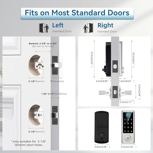 Serrure de porte d'entrée sans clé BEBASIA pour simplifier votre quotidien