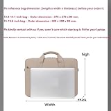 Yinj9562fg Do użytku biurowego torba na laptopa nylonowa obudowa pokrowiec na ramię torebka teczka przenośne przechowywanie, różowy, Small