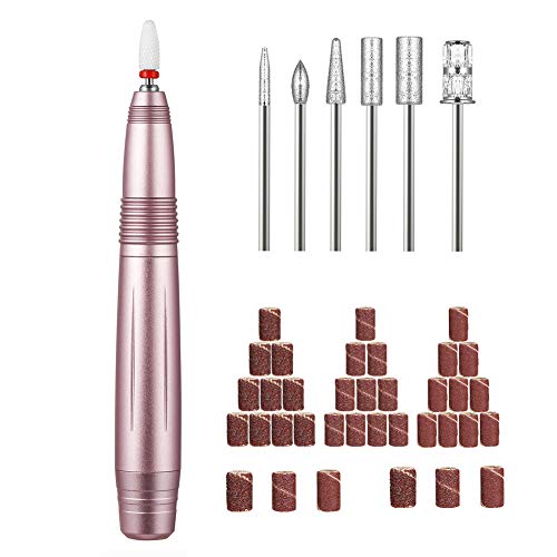 wiwi Portable Electric Nail Drill Set, Electric Nail file for Acrylic Nails,Professional Efile Nail Kit for Gel Nails,Manicure Pedicure Polishing Shape Tools Design