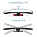 Blind Spot Mirror for Cars LIBERRWAY Car Side Mirror Auto Wide Angle Convex Rear View Stick On Design, Adjustable, 2 Pack