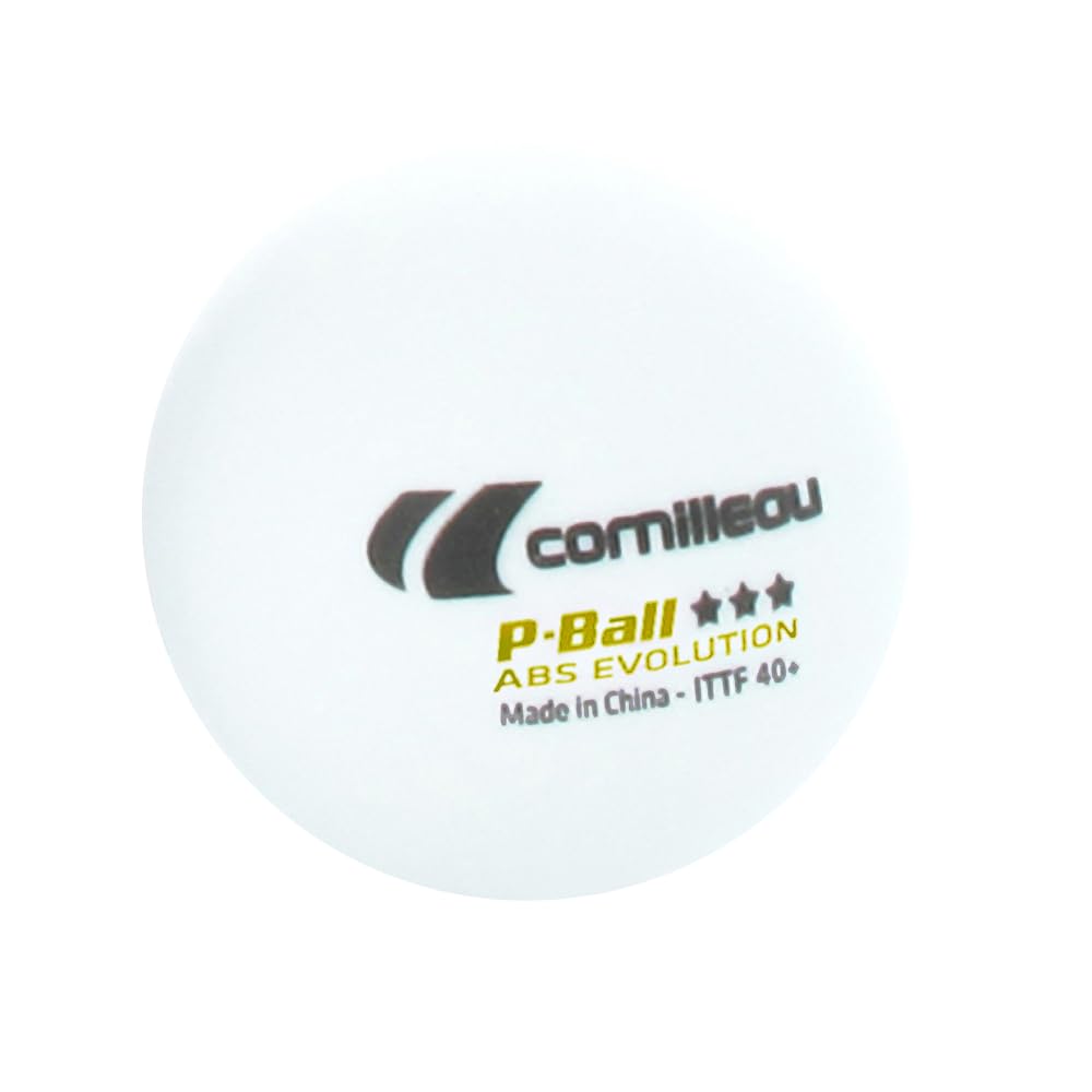 Cornilleau - Balles P-Ball ABS Evo ITTF X3 310555 Blanc Taille Unique