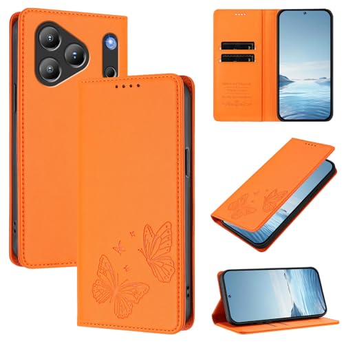 �X�}�z�P�[�X �Ή��@�� for Blackview Wave 7C �X�}�z�P�[�X�y�J�[�h�z���_�[�E�E�H���b�g�E�}�O�l�b�g�o�b�N���E�t���b�v�E�X�^���h�@�\�t���zOrange