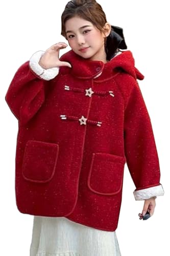 BLZXIAN] ガールズ ムートンコート ボアブルゾン ボアコート