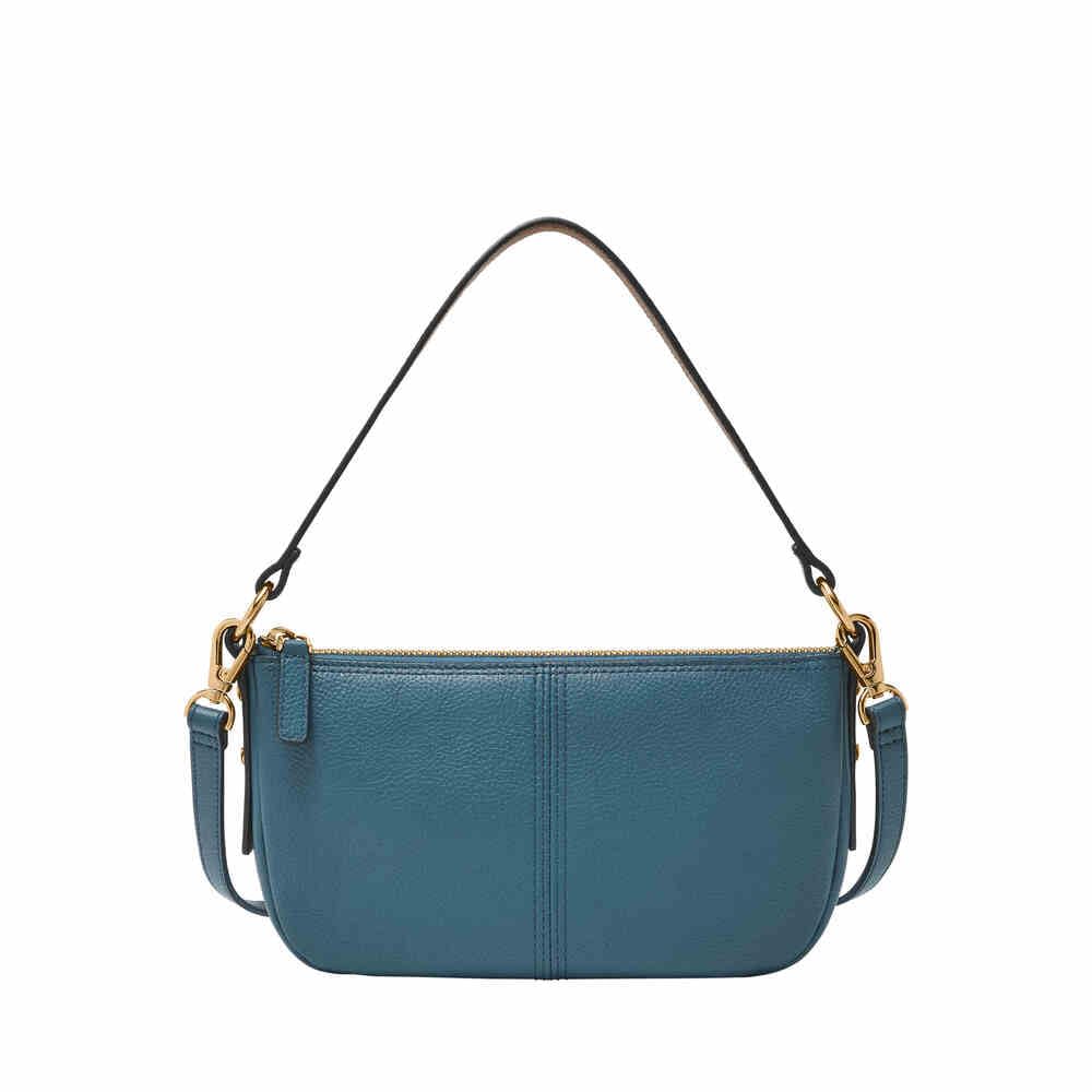 Fossil Women's Jolie Blue Leather Crossbody Bag, ZB11097106