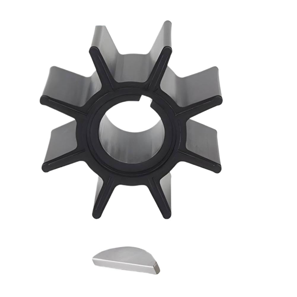 Water Pump Impeller with Key 334-65021-0 18-8921 Compatible with 9.9 15 18 20 Outboard