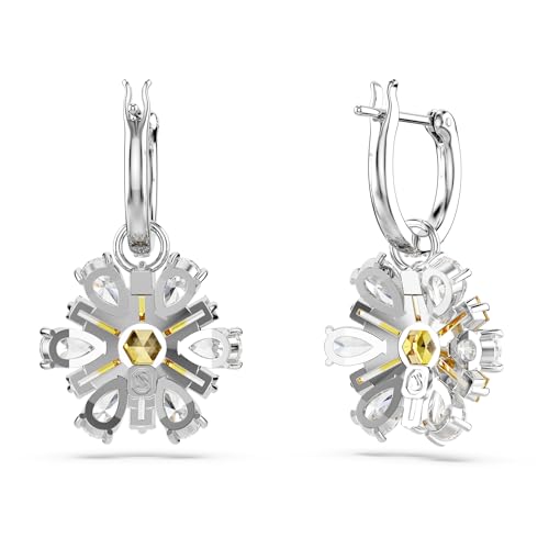 Swarovski Idyllia 5683243 rhodium flower earrings4