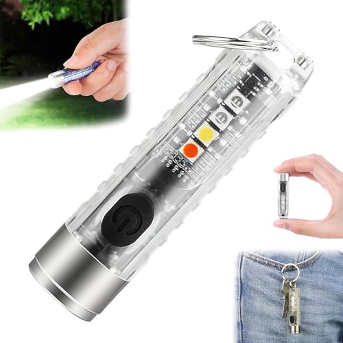 Image of Mini Pocket Rechargeable Torch Light | LED Keychain Flashlight with USB Charging | COB Light | Compact & Lightweight Torch for Camping, EDC, Outdoor & Emergency Use