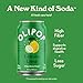 OLIPOP Prebiotic Soda Pop, Lemon Lime, Pantry Pack Packed with Prebiotics, Fiber, and Botanicals, Gluten Free, Vegan, GMO Free, 12oz (12-Cans)