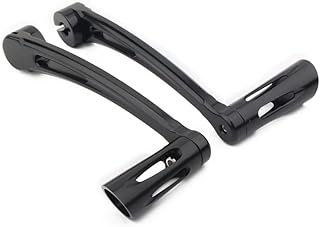 MODADA Gear Shifter Motorcycle Shift Lever for Touring for Road King Electra Street Glide 1997-2020 for Softail Fatboy Heel Toe Shifter Pegs Black for Motorcycle Shift Levers Pedals