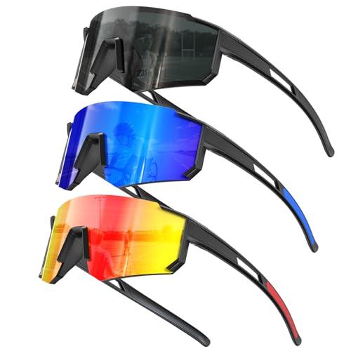 KALIYADI Kids Polarized Sunglasses Youth-Baseball-Sunglasses: Boys Girls Sport Running UV400 Protection Sun Glasses Age 6-14