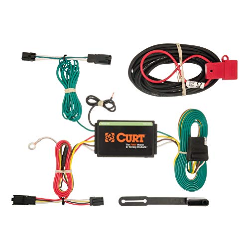 CURT 56176 Vehicle-Side Custom 4-Pin Trailer Wiring Harness, Fits Select Chevrolet Malibu