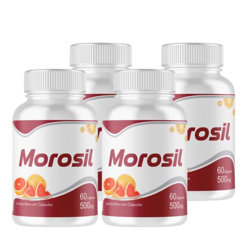 Morosil Laranja Moro 500mg 60 Cápsulas - 4 Unidades