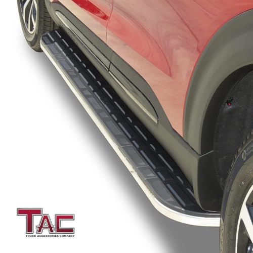 Estribos laterales TAC Black Cobra para Ford Explorer 2020-2026 miniatura 2
