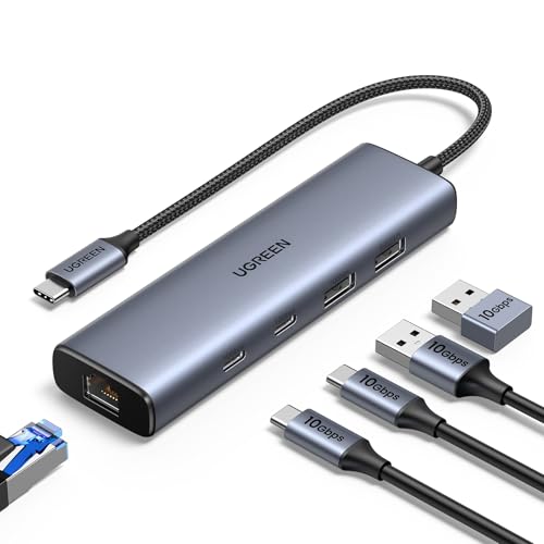 UGREEN USB C Hub Ethernet 10Gbps USB 3.2 Ethernet Adapter