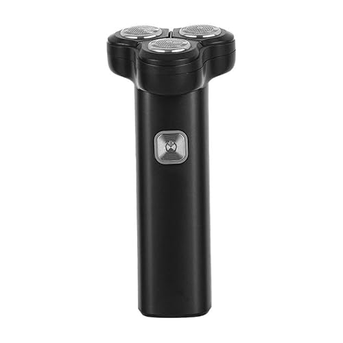 Afeitadora Electrica Hombre, Maquinillas De Afeitar For Hombre, Afeitadora Rotativa For Hombres, Afeitadora Con Carga USB Rotativa Con Cuchillos Desmontables, Red Afilada, Tres Cuchillos