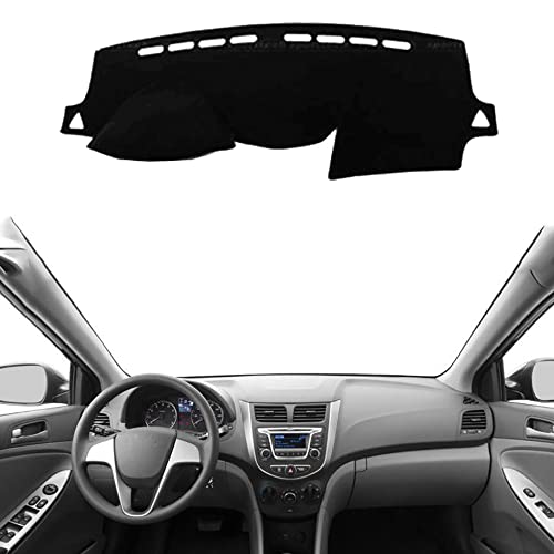 Tapis de tableau de bord antidérapant Hyundai Verna Accent Solaris 12-17